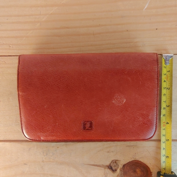 (2 for $20) Lucent Canada large red leather wallet - Picture 8 of 8